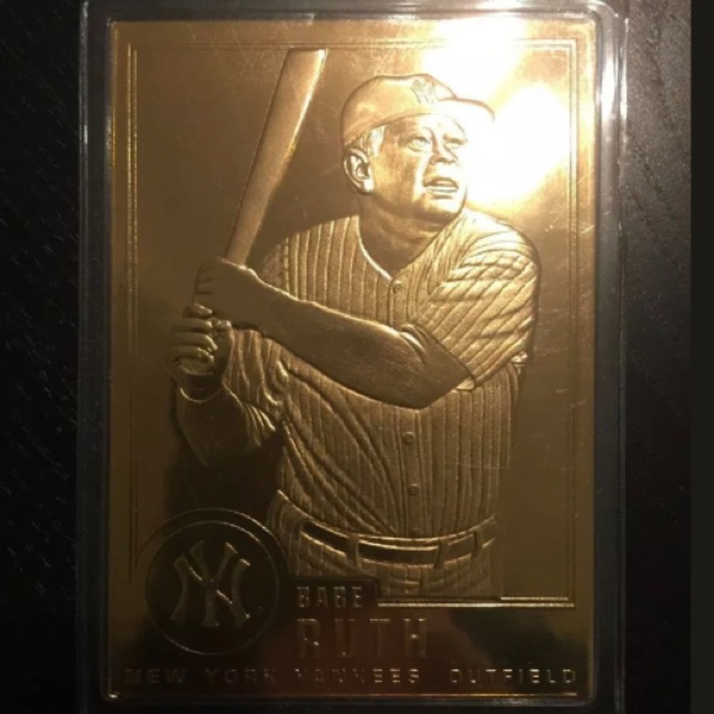 1996 Bath Ruth Baseball Card - Picture 4 of 4